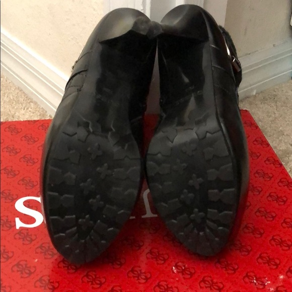 Guess Omelda black leather booties - Picture 4 of 4